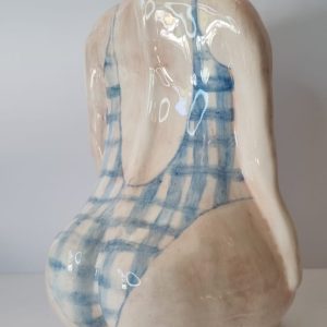 Ceramic Fat Lady Vase